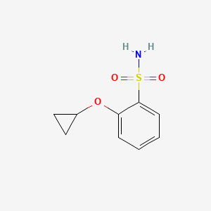 molecular formula C9H11NO3S B2651366 2-Cyclopropoxybenzenesulfonamide CAS No. 1243451-33-3