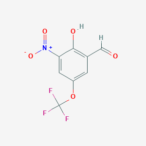 2-Hydroxy-3-nitro-5-(trifluoromethoxy)benzaldehyde
