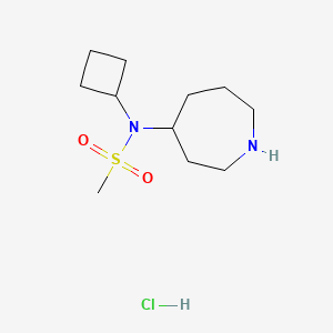 N-(azepan-4-yl)-N-cyclobutylmethanesulfonamide hydrochloride