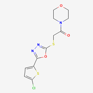 4-({[5-(5-Chlorothien-2-yl)-1,3,4-oxadiazol-2-yl]thio}acetyl)morpholine