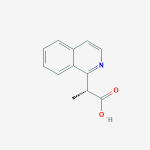 (2R)-2-Isoquinolin-1-ylpropanoic acid