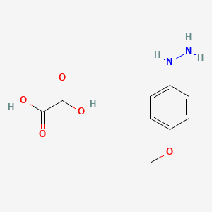 molecular formula C9H12N2O5 B2651464 1-(4-Methoxyphenyl)hydrazine oxalate CAS No. 110251-56-4; 70672-74-1