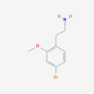 molecular formula C9H12BrNO B2651465 2-(4-Bromo-2-methoxyphenyl)ethanamine CAS No. 139102-26-4