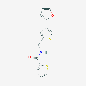 N-[[4-(Furan-2-yl)thiophen-2-yl]methyl]thiophene-2-carboxamide