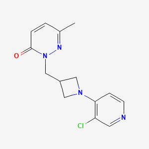 2-{[1-(3-Chloropyridin-4-yl)azetidin-3-yl]methyl}-6-methyl-2,3-dihydropyridazin-3-one