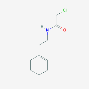 2-chloro-N-[2-(cyclohex-1-en-1-yl)ethyl]acetamide