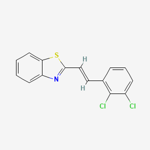 2-[(E)-2-(2,3-dichlorophenyl)ethenyl]-1,3-benzothiazole