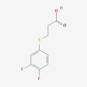 3-[(3,4-Difluorophenyl)sulfanyl]propanoic acid