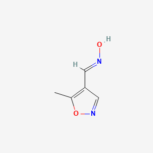 (NE)-N-[(5-methyl-1,2-oxazol-4-yl)methylidene]hydroxylamine