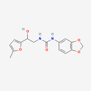 1-(Benzo[d][1,3]dioxol-5-yl)-3-(2-hydroxy-2-(5-methylfuran-2-yl)ethyl)urea