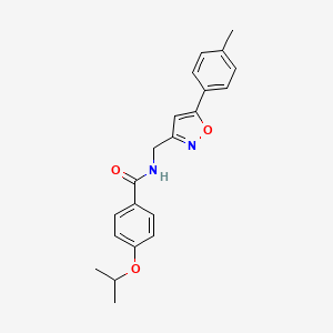 4-isopropoxy-N-((5-(p-tolyl)isoxazol-3-yl)methyl)benzamide