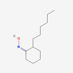 molecular formula C12H23NO B2651588 N-[(1Z)-2-己基环己亚甲基]羟胺 CAS No. 79071-31-1