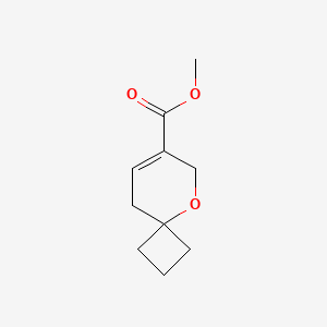 molecular formula C10H14O3 B2651603 5-氧代螺[3.5]壬-7-烯-7-羧酸甲酯 CAS No. 2243509-88-6