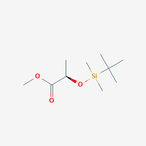 molecular formula C10H22O3Si B2651612 (R)-Methyl 2-((tert-butyldimethylsilyl)oxy)propanoate CAS No. 171230-81-2