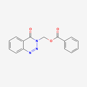 (4-oxobenzo[d][1,2,3]triazin-3(4H)-yl)methyl benzoate