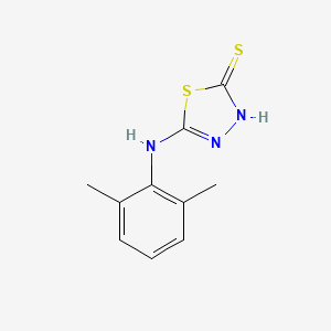 molecular formula C10H11N3S2 B2651661 5-[(2,6-二甲苯基)氨基]-1,3,4-噻二唑-2-硫醇 CAS No. 282715-59-7