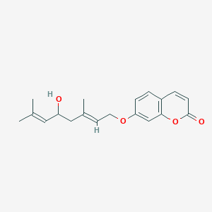molecular formula C19H22O4 B2651690 Anisocoumarin H CAS No. 123237-86-5