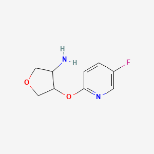 4-[(5-Fluoropyridin-2-yl)oxy]oxolan-3-amine