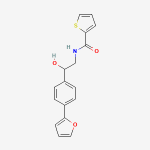 N-{2-[4-(furan-2-yl)phenyl]-2-hydroxyethyl}thiophene-2-carboxamide
