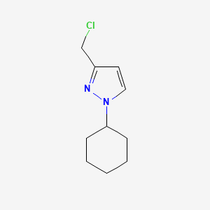 3-(Chloromethyl)-1-cyclohexylpyrazole