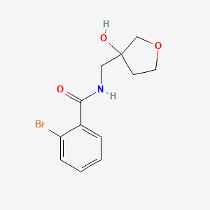 2-bromo-N-((3-hydroxytetrahydrofuran-3-yl)methyl)benzamide