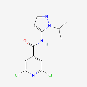 2,6-dichloro-N-[1-(propan-2-yl)-1H-pyrazol-5-yl]pyridine-4-carboxamide