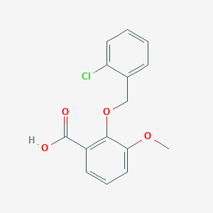 2-[(2-Chlorobenzyl)oxy]-3-methoxybenzoic acid