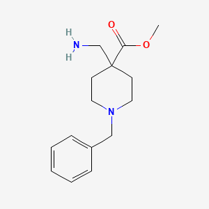 Methyl 4-(aminomethyl)-1-benzylpiperidine-4-carboxylate