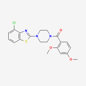 4-Chloro-2-[4-(2,4-dimethoxybenzoyl)piperazin-1-yl]-1,3-benzothiazole
