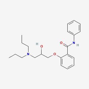 molecular formula C22H30N2O3 B2651785 2-[3-(dipropylamino)-2-hydroxypropoxy]-N-phenylbenzamide CAS No. 439142-24-2
