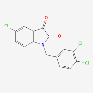 5-chloro-1-(3,4-dichlorobenzyl)-1H-indole-2,3-dione