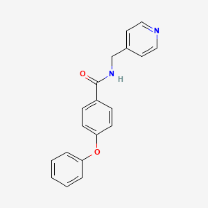 4-phenoxy-N-(pyridin-4-ylmethyl)benzamide