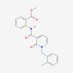 Methyl 2-(1-(2-methylbenzyl)-2-oxo-1,2-dihydropyridine-3-carboxamido)benzoate
