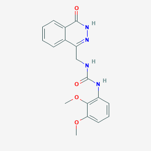 molecular formula C18H18N4O4 B2651818 1-(2,3-dimethoxyphenyl)-3-[(4-oxo-3H-phthalazin-1-yl)methyl]urea CAS No. 899745-96-1