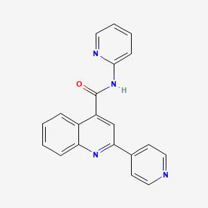 N-(pyridin-2-yl)-2-(pyridin-4-yl)quinoline-4-carboxamide