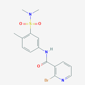 2-bromo-N-[3-(dimethylsulfamoyl)-4-methylphenyl]pyridine-3-carboxamide