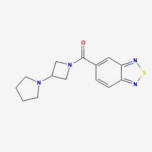 2,1,3-Benzothiadiazol-5-yl-(3-pyrrolidin-1-ylazetidin-1-yl)methanone