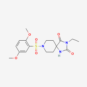 8-((2,5-Dimethoxyphenyl)sulfonyl)-3-ethyl-1,3,8-triazaspiro[4.5]decane-2,4-dione