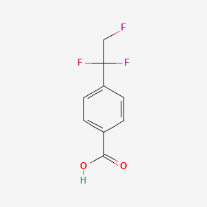 molecular formula C9H7F3O2 B2651895 4-(1,1,2-三氟乙基)苯甲酸 CAS No. 2228364-16-5