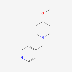 molecular formula C12H18N2O B2651897 4-((4-甲氧基哌啶-1-基)甲基)吡啶 CAS No. 2034421-50-4