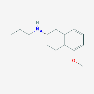 molecular formula C14H21NO B026519 (S)-5-甲氧基-N-丙基-1,2,3,4-四氢萘-2-胺 CAS No. 101403-24-1