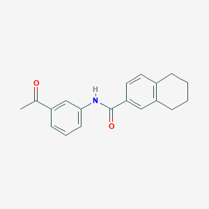 N-(3-acetylphenyl)-5,6,7,8-tetrahydronaphthalene-2-carboxamide