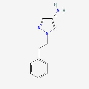 molecular formula C11H13N3 B2651909 1-(2-Phenylethyl)-1h-pyrazol-4-amine CAS No. 28466-65-1