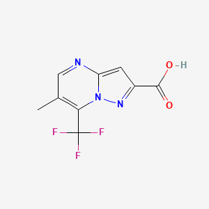 6-Methyl-7-(trifluoromethyl)pyrazolo[1,5-a]pyrimidine-2-carboxylic acid