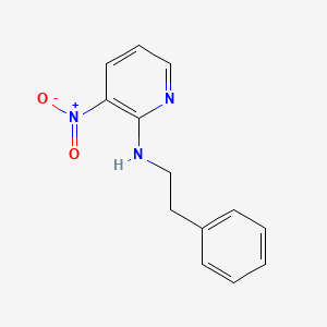 molecular formula C13H13N3O2 B2651950 3-硝基-N-(2-苯乙基)-2-吡啶胺 CAS No. 2853-54-5