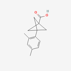 3-(2,4-Dimethylphenyl)bicyclo[1.1.1]pentane-1-carboxylic acid