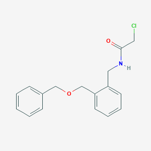 N-({2-[(benzyloxy)methyl]phenyl}methyl)-2-chloroacetamide