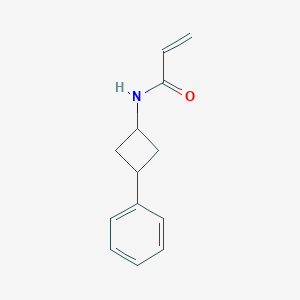 molecular formula C13H15NO B2652021 N-(3-Phenylcyclobutyl)prop-2-enamide CAS No. 2411217-88-2
