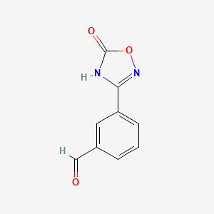 B2652028 3-(5-Oxo-4,5-dihydro-[1,2,4]oxadiazol-3-yl)-benzaldehyde CAS No. 888968-72-7