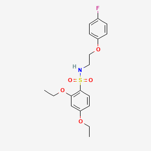 2,4-diethoxy-N-(2-(4-fluorophenoxy)ethyl)benzenesulfonamide